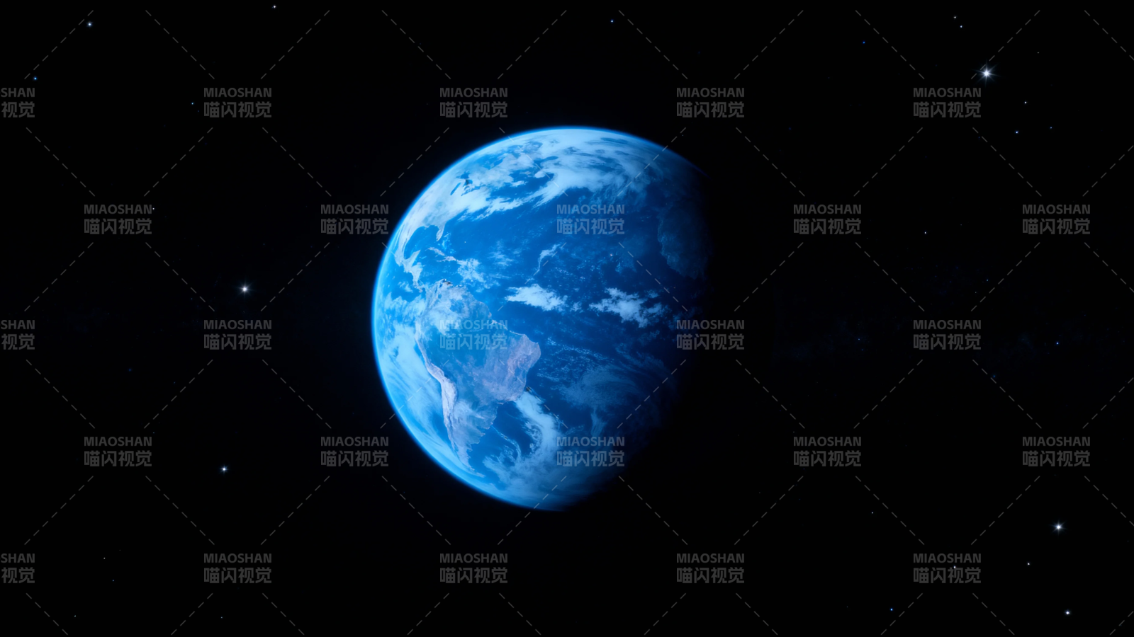 蓝色星球 宇宙孤影图片