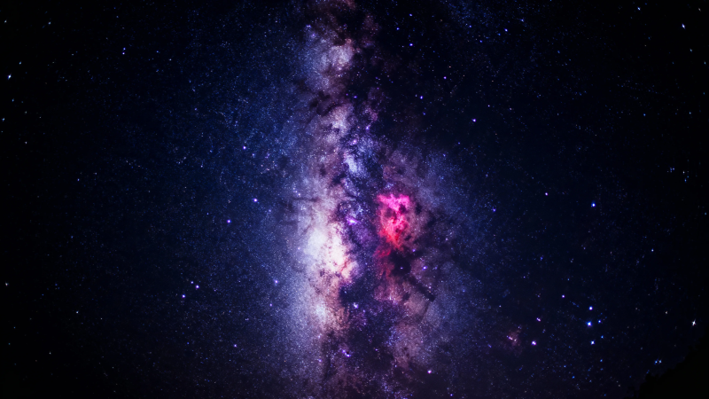 银河璀璨 星云如梦图片