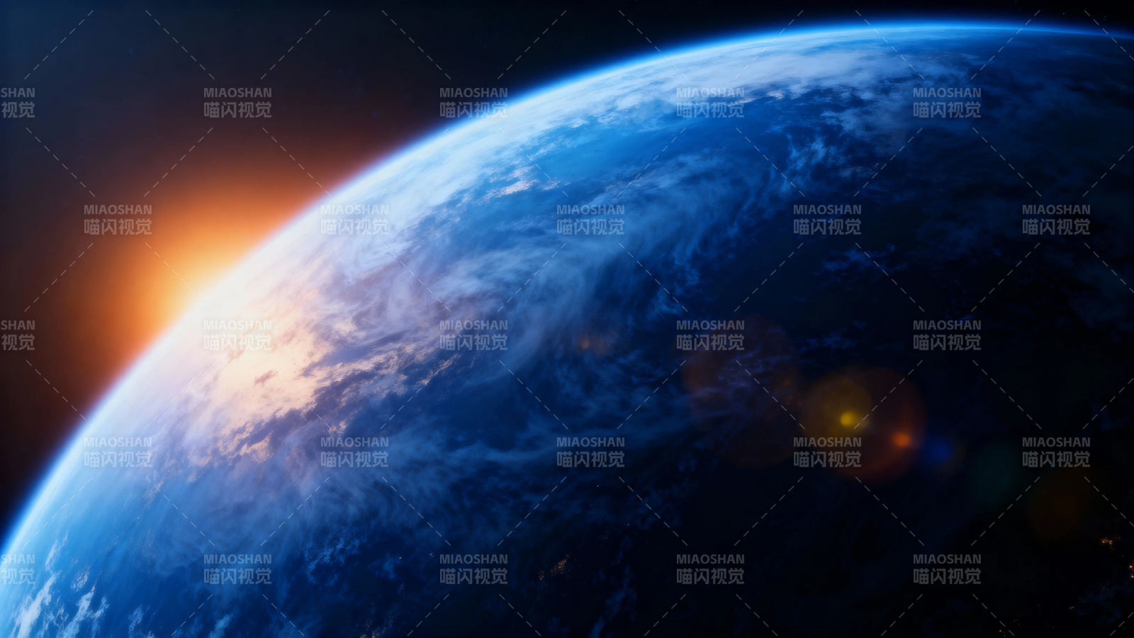 地球晨曦 蓝色星球的黎明图片