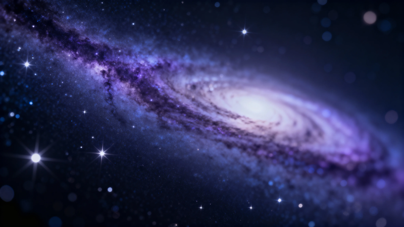 星河旋舞 紫梦无垠图片