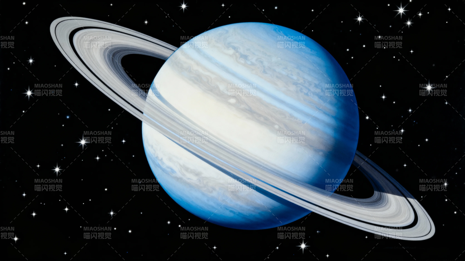 蓝星环耀 宇宙奇观图片