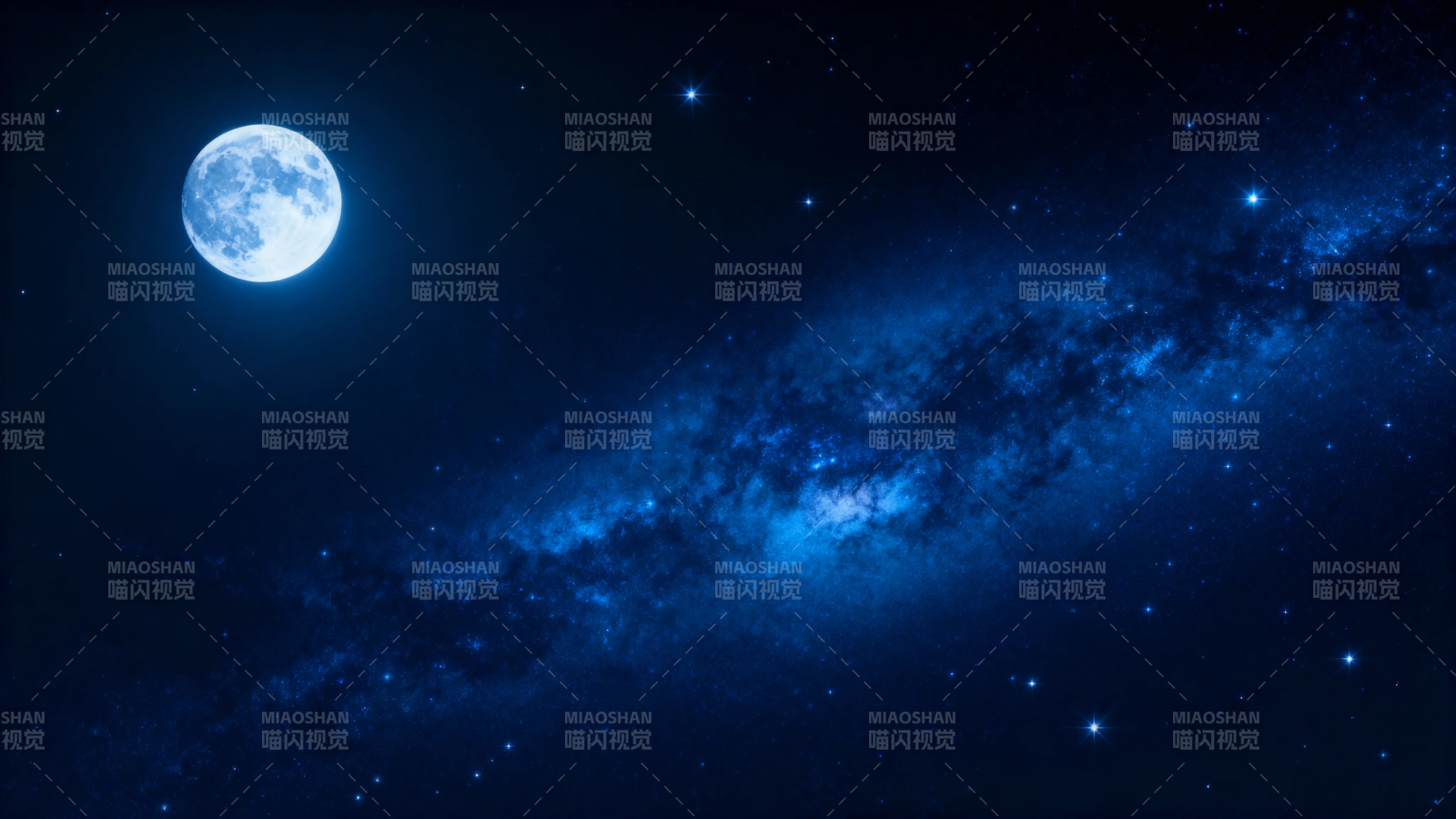 月伴银河 星夜如梦图片