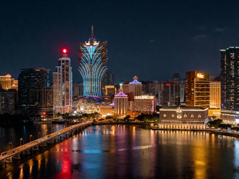 澳门夜景 璀璨赌城之光图片