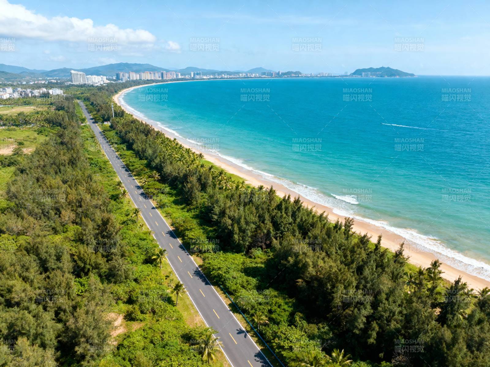 碧海椰林公路美图片