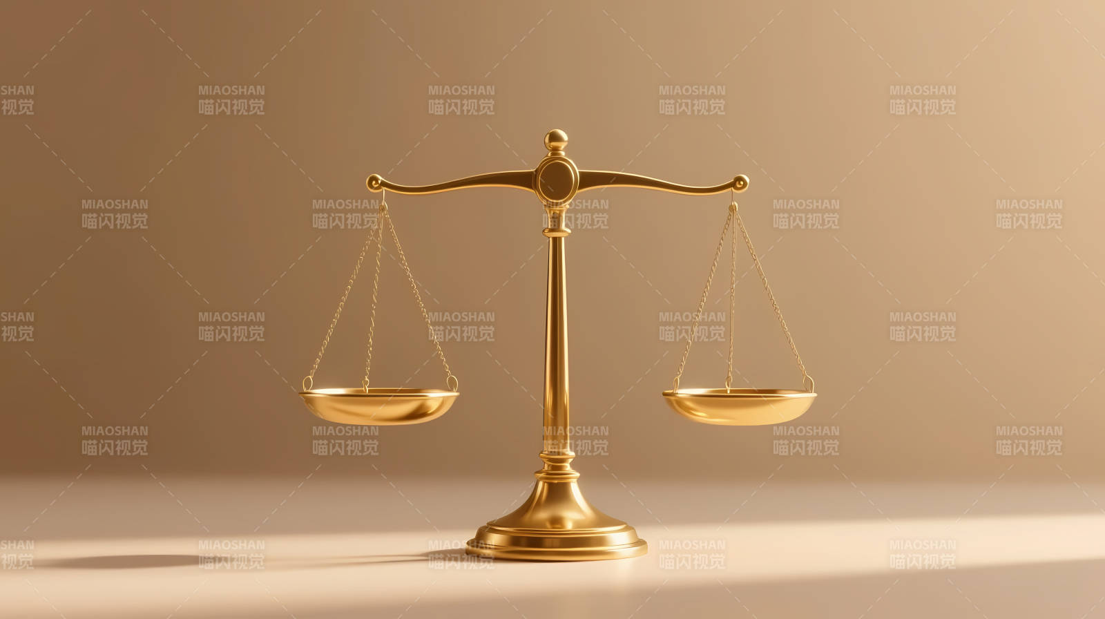 金色天平象征公平与正义图片