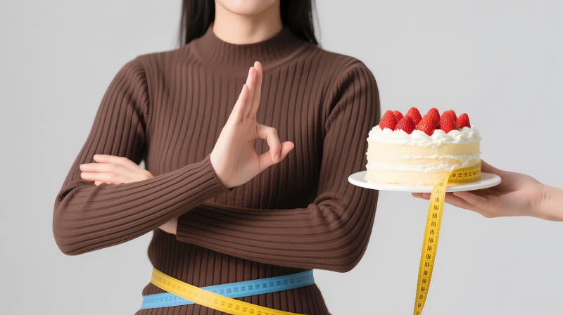 拒蛋糕 守健康图片