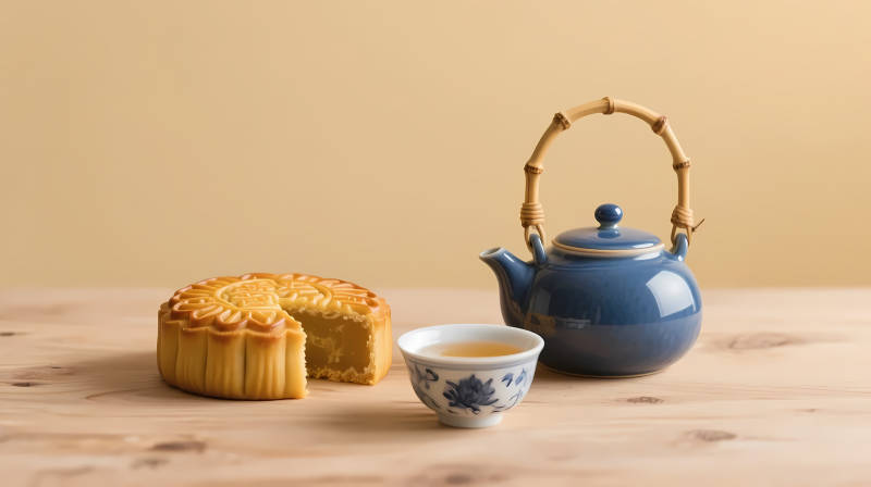 月饼配茶 中秋雅韵图片