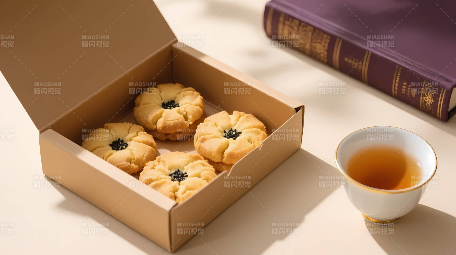茶香伴曲奇 静享午后时光图片