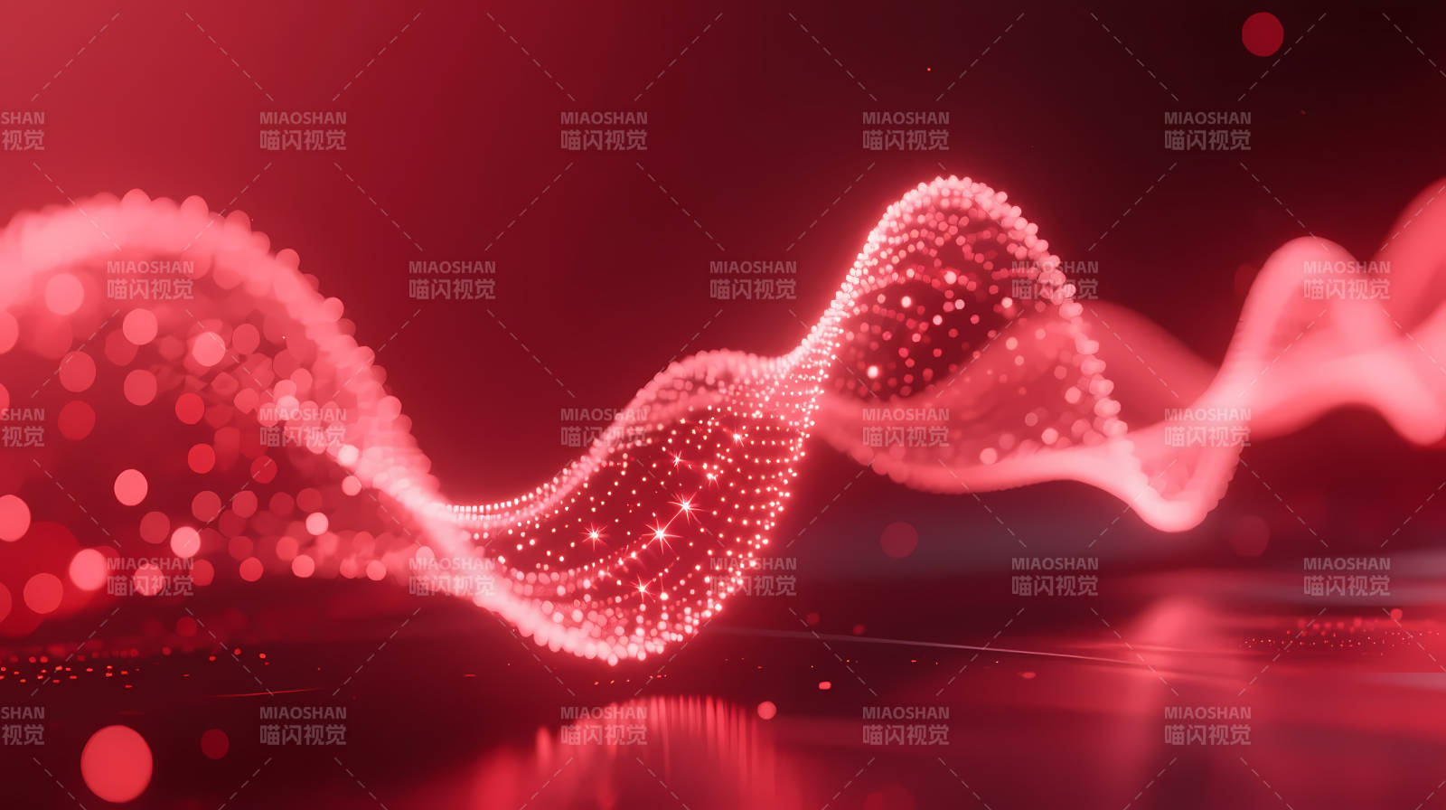 红波粒子流光舞图片