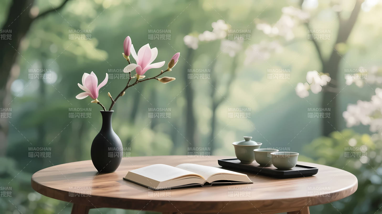 花间茶书 静享春日时光图片