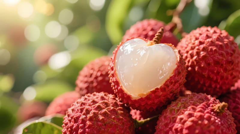 荔枝鲜甜 果肉如玉图片
