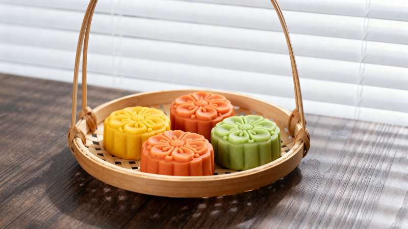竹篮盛彩月 中秋味正浓图片