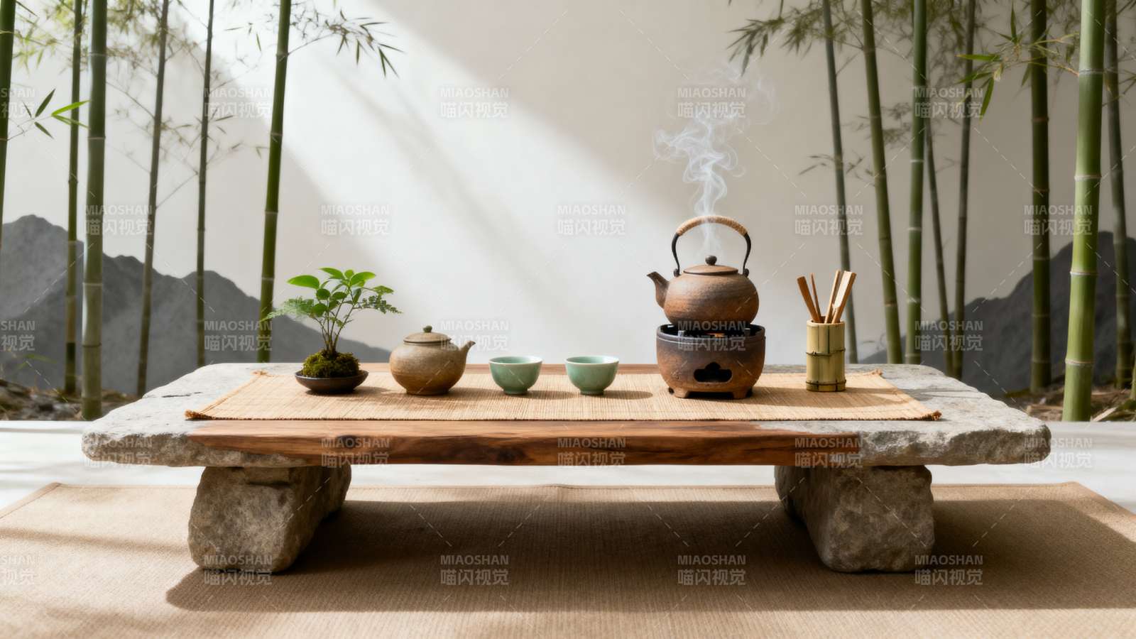 竹影茶香 静享禅意时光图片