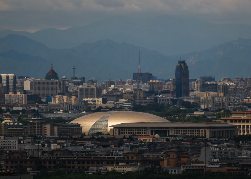 山城都市风光全景图图片