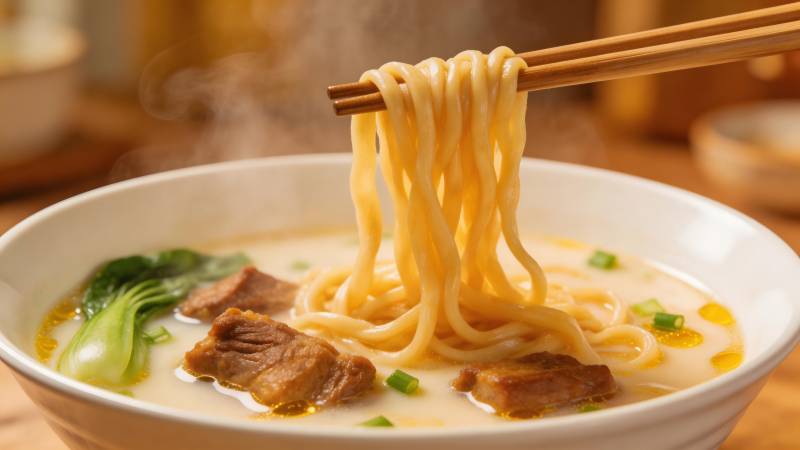 热腾腾牛肉面 香浓诱人图片