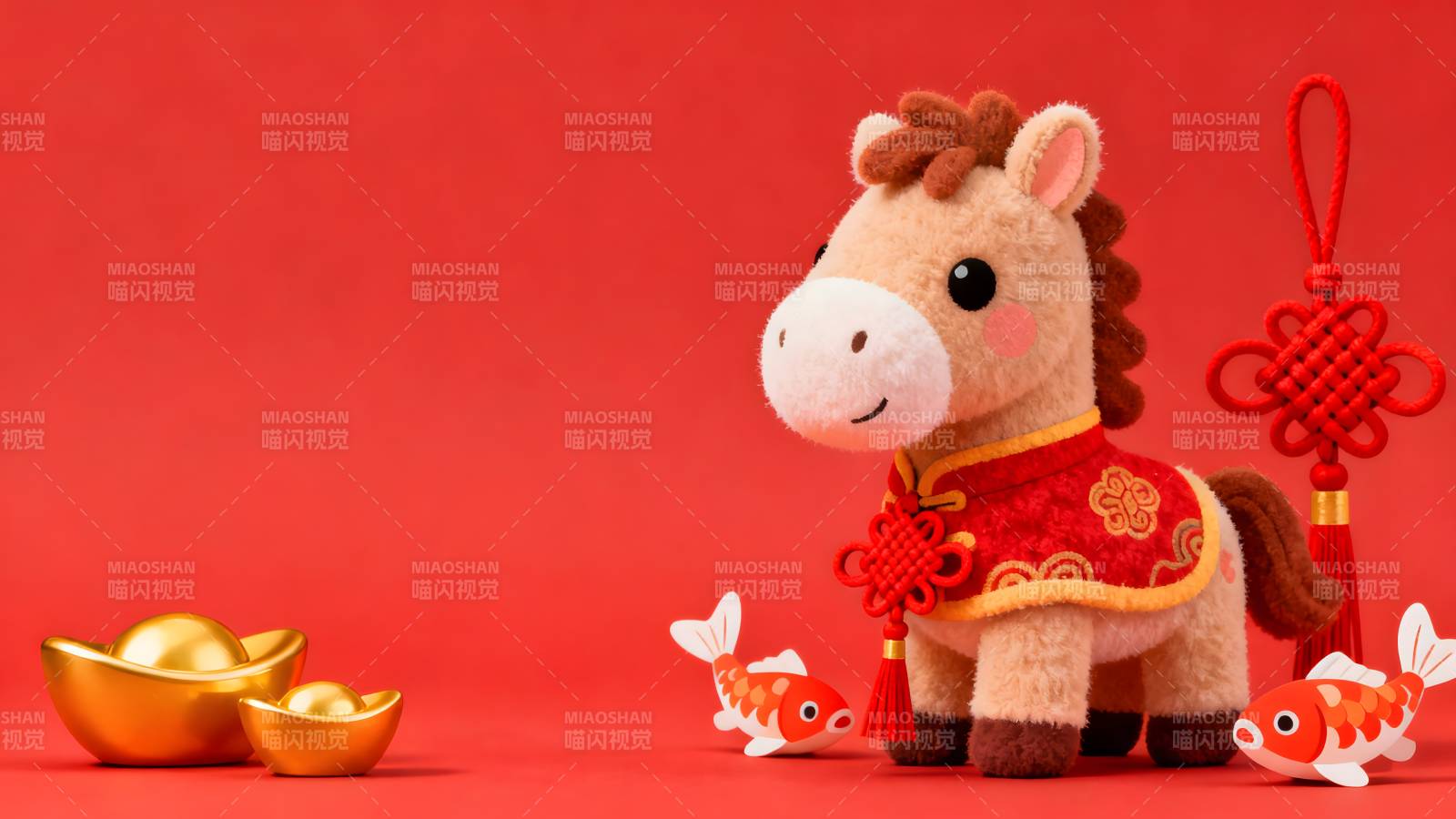 马年吉祥 金元宝迎福来图片