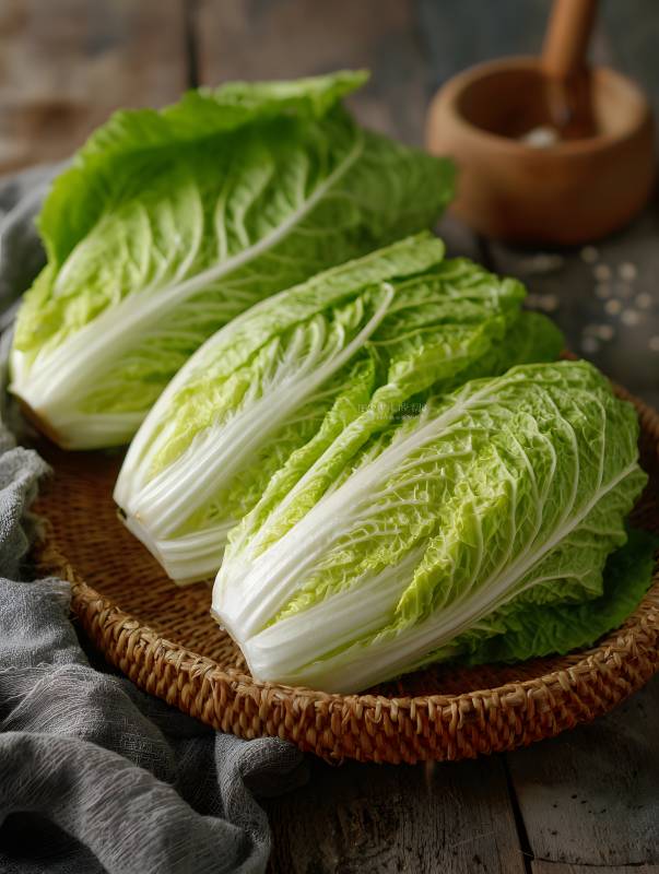 新鲜白菜 质朴田园风图片