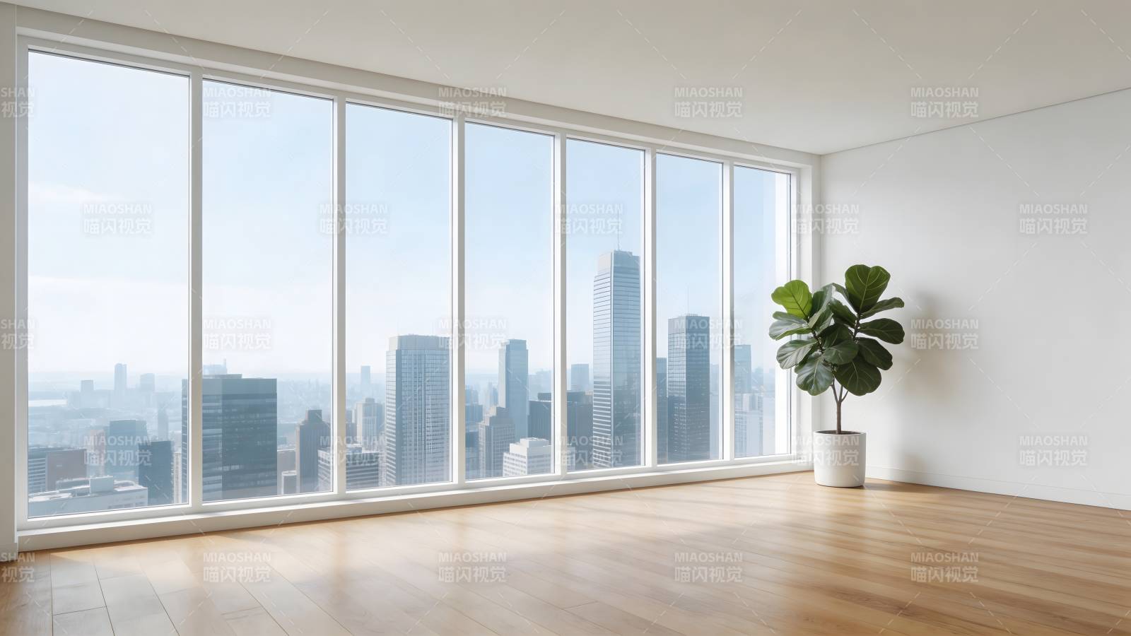窗景都市 绿植伴空室图片