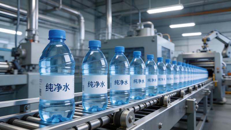 纯净水生产线实拍图片